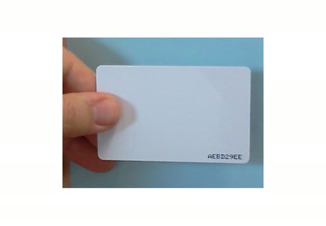 Tessera RFID di prossimità in formato carta di credito